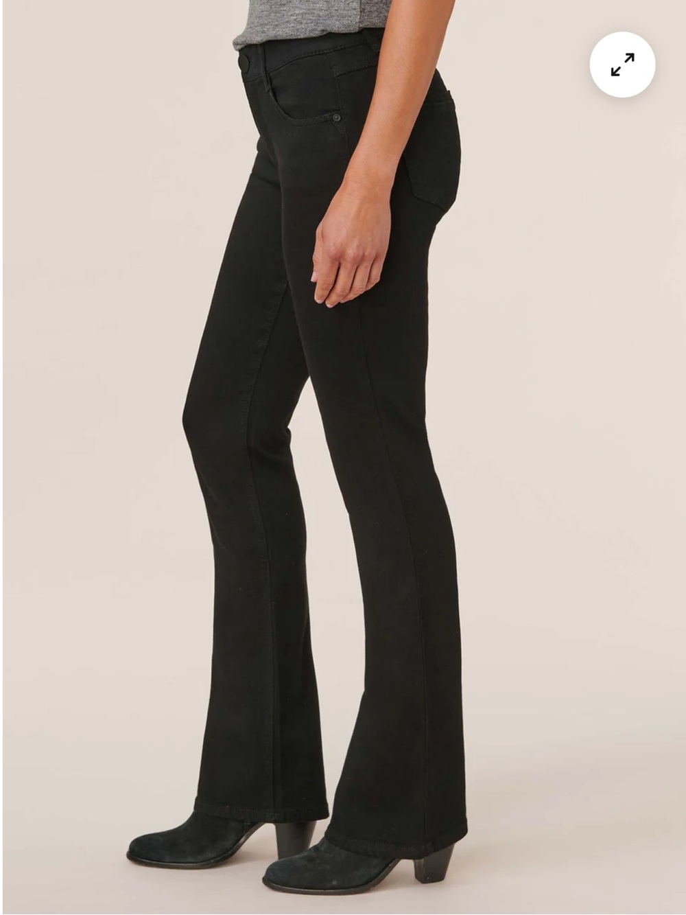 Democracy Ab"solution Itty Bitty Bootcut Black Jeans Sz 12P NWT | Bootcut Jeans- - Picture 7 of 15